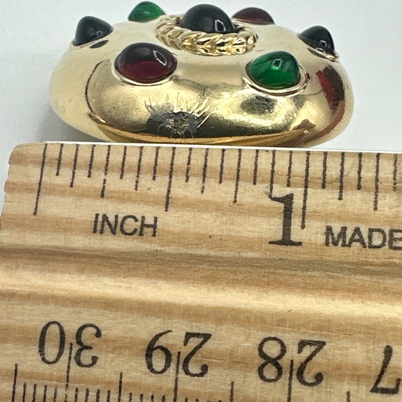 Vintage Ciner earrings clip on #121 - Picture 8 of 8